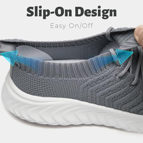 Slip-On Walking Running Shoes Tennis Sneakers Lightweight Breathable Mesh Gym Work Casual Fashion Comfort Summer Sports Sandals&Athletic Shoes2