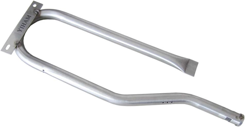 Gas Grill Burner Replacement for Jenn-air Grill Parts 720-0336, 730-0336, 730-0339, 720-0511, 720-0512, Nexgrill BBQ Models, 15 13/16 inch Stainless Steel Curved Burner, Set of 3, KB867