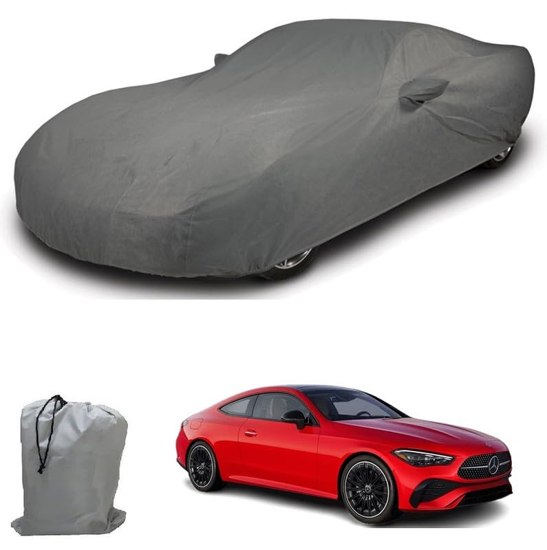 Image of ARCUATE Triple Layer Custom fit Car Body Cover for Mercedes-Benz CLE |Top Layer Dustrproof | Middle Layer Waterproof | Bottom Layer Scratch Protection | Outdoor Indoor Fabric