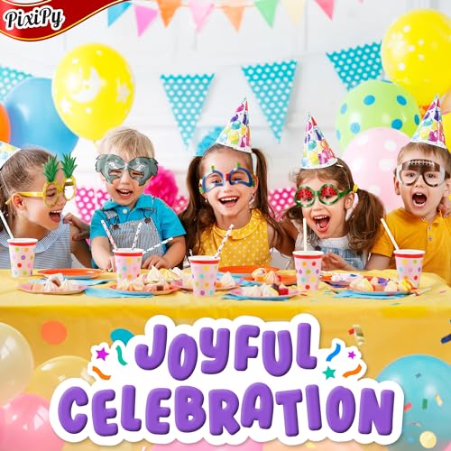 image for PixiPy Funny Paperboard Photo Booth Props Glasses - 30 pc - Hawaiian P