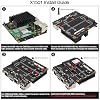 Geekworm X1501 CM5 IO Carrier Board for Raspberry Pi Compute Module 5 Support Dual M.2 NVMe SSD|1GbE + 2.5GbE Ethernet Ports