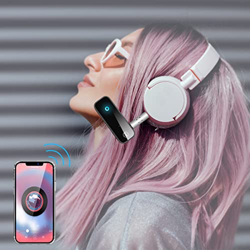 Jxtz (Upgraded) Bluetooth Aux Adpater For Car, Bluetooth Transmitter And Receiver, 3.5Mm Aux Bluetooth Car Adapter, Wireless Audio Receiver For Car Stereo/Home Stereo/Headphones/Speaker/Laptop/Tv #TOP6