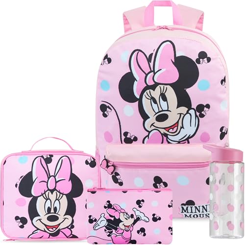 Get Trend Disney Minnie Mouse Kids Backpack 4 Piece Set