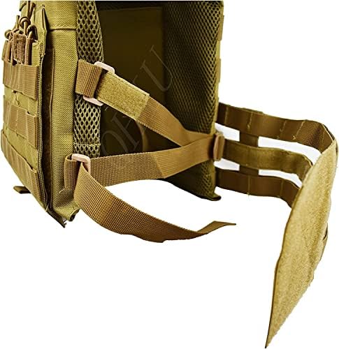 DAUXERY Tactical Vest Camouflage Plate Carrier Protection Multifunction Combat Military Vest For Airsoft Paintball Hunting Outdoor Sport