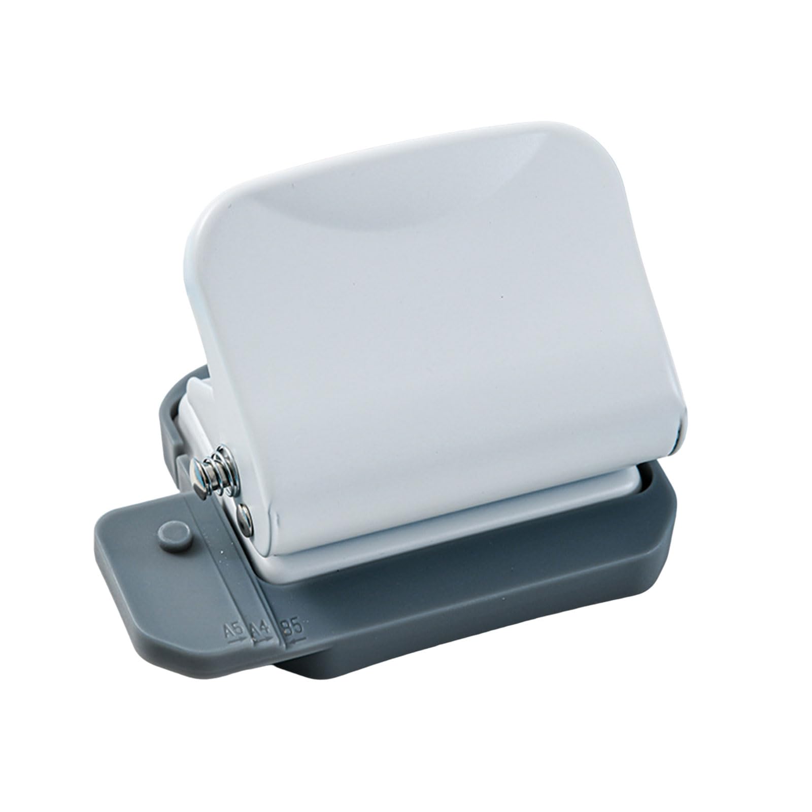 Buxuaaaa 6 Hole Tool Handheld Hole Puncher Paper Puncher with Chip Storage Tray 10 Sheets Capacity for Planner Binders File Management