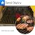 Grillflame Spirit E210 Grill Grates Flavorizer Bars Replacement Parts for Weber Spirit Grill Grates 200 Grill Parts E-210 S-210 E-215 E-220 S-220 Spirit II e-210 GS4 Spirit 2 Grates 7637 7635