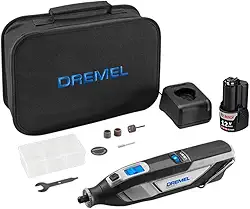 Dremel Micro Retífica 8240 12V com 1 bateria, 5 acessórios e bolsa