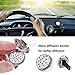 3 PCS Car Diffusers - Home-Cloud Car Diffuser Essential Oil Car Vent Clip, 316L Stainless Steel Aromatherapy Locket with 33 Washable Color Refill Pads for mothers day