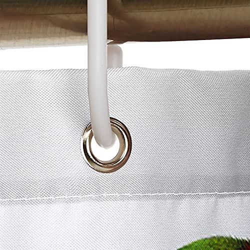Rideau douche 150x200cm KnSam, textile de qualité supérieure vert - 3
