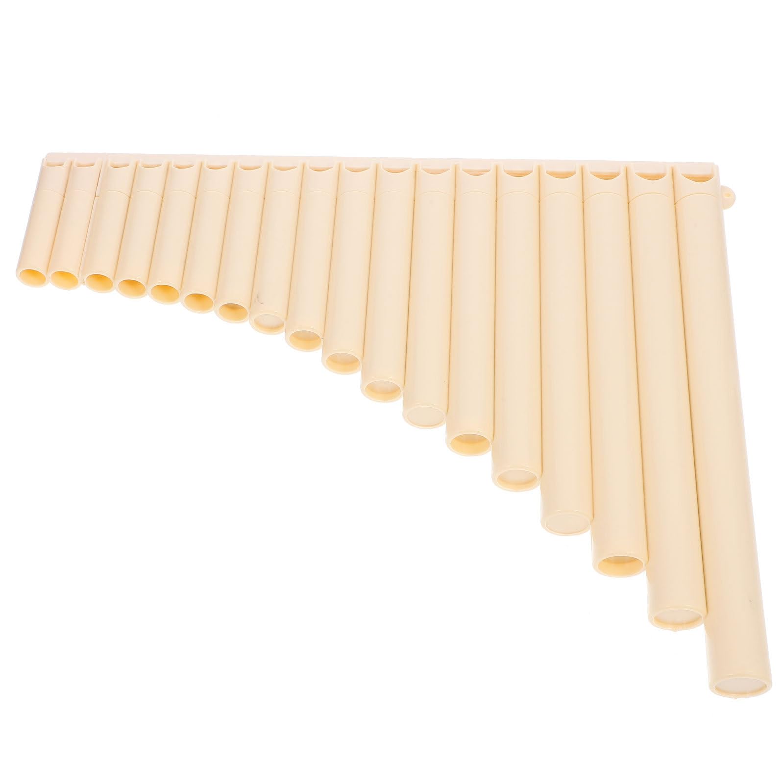 Yardwe Tragbare 18-Rohr PanflöTe C-Ton Professionelle PanflöTe FüR AnfäNger Mit Aufbewahrungstasche Leichtes Musikinstrument FüR Schule Und Ausbildung