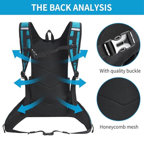 Sac à dos d'hydratation compact pour camping et randonnée - 7