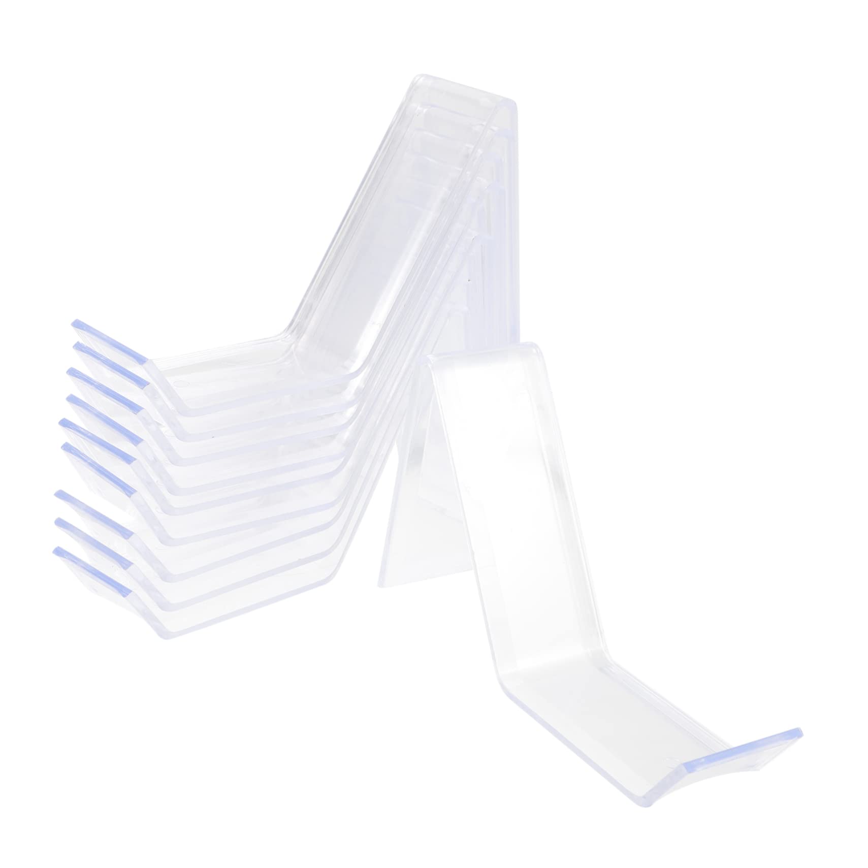 VALICLUD 10pcs Acrylic Purse Organizer Shoe Display Stand Retail Store Display Home Storage