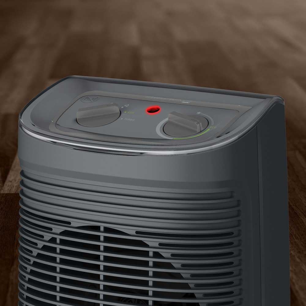 ROWENTA Instant Comfort Aqua, Termoventilatore, 2 Livelli di Potenza, Modalità Eco a1200W, Modalità Turbo a 2400W, SO6511