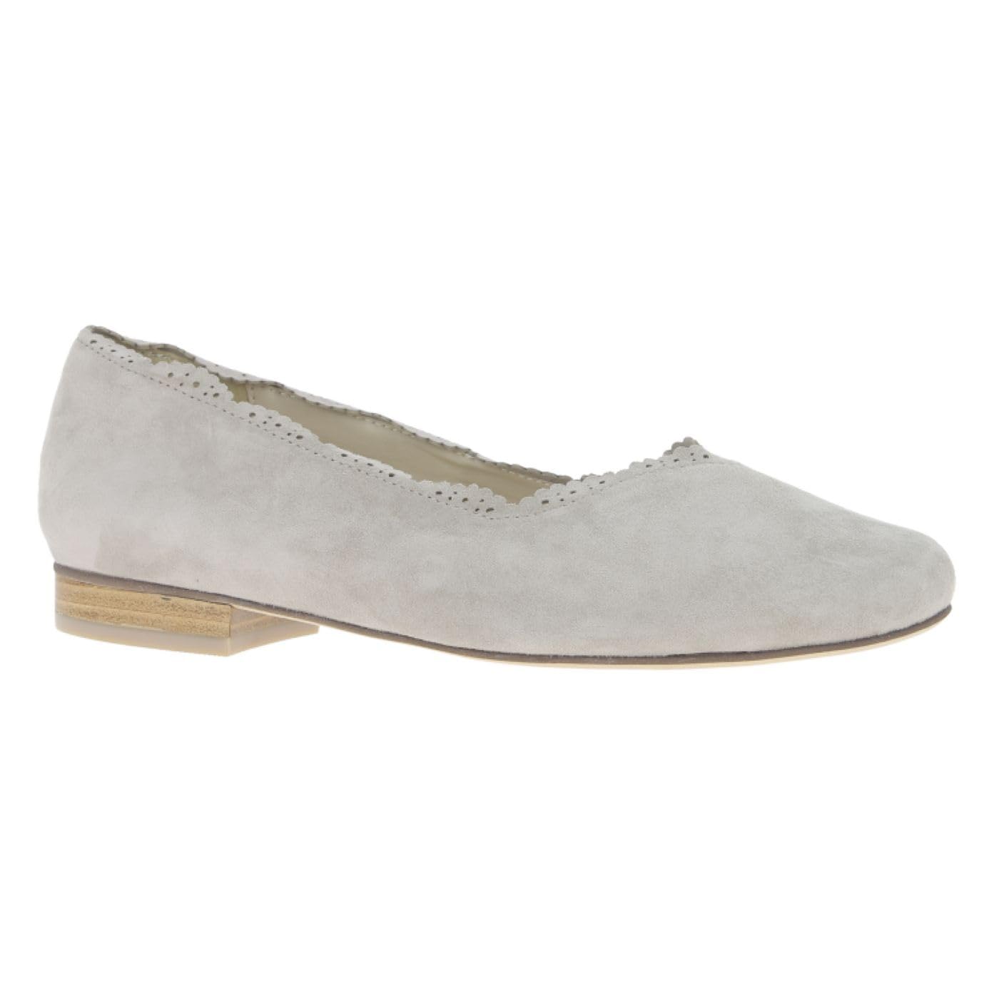 Hirschkogel Damen Ballerina, Ballet Flat, Stein,