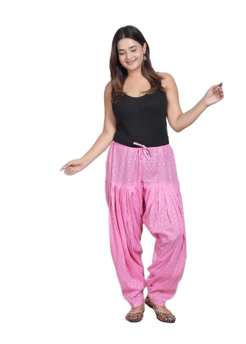 KHEEAA Fashion's Women's Traditional Cotton (Golden BOOTI 03) Printed Patiala Salwar for Women (Free Size; Pack of- 1)-image-18