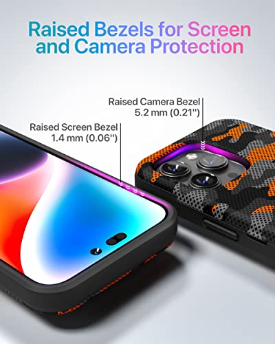 TORU for iPhone 14 Pro Wallet Case with Card Holder, Hidden ID Credit Card Slot Flip Kickstand - Image 4