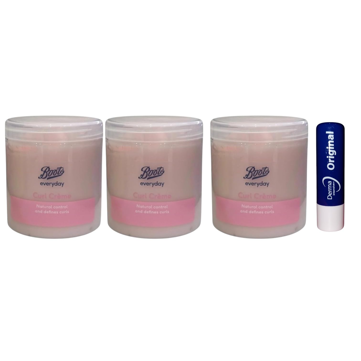 Boots Curl Creme Natural Control And Defines Curls,Shine And Hold Your Curl 250ML Trio Pack With Free Orignial Lip Balm - Image 2