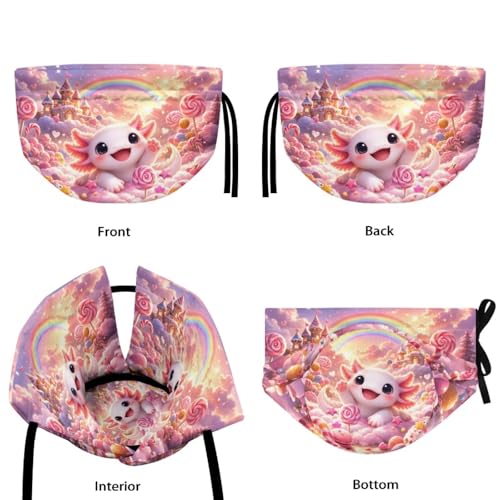 Image of Cute Axolotl Print Tea Cozy for Teapots Portable Insulated Tea Kettle Dust Cover Heat Resistant Breakfast Warmer Keep Warm Teapot Insulation Cover for Kitchen Home Decor