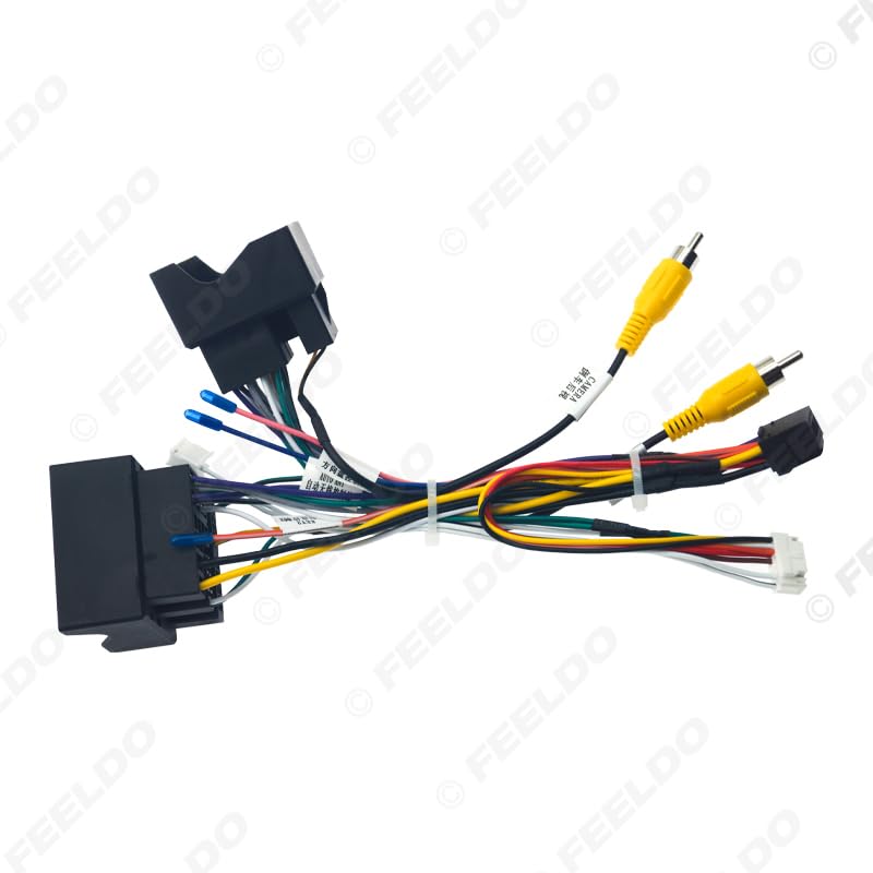 Car for Audio Wiring Harness for Volkswagen Golf 7 (MPQ) 2012+ Aftermarket 16pin CD/DVD Stereo Installation Wire Adapter - (Color Name: AB)
