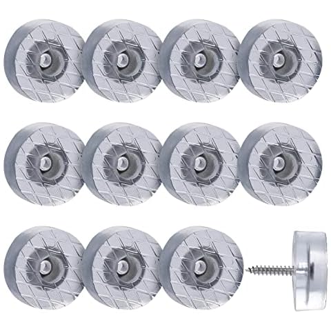 12Pcs Furniture Grippers Sliders 30mm /1 in Stool Leg Floor Protectors Covers Gliders Rubber , Anti-Slip Pads Feet Caps Covers Bumper for Stool Chair Sofa Table Legs Cover