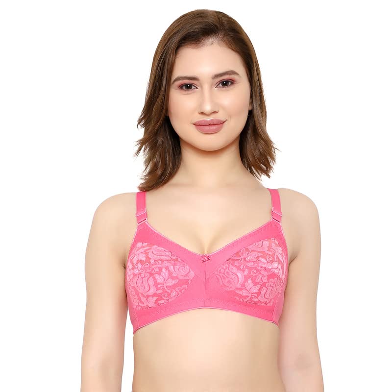 Image of Women Net Non-Padded Wire Free Regular Bra
