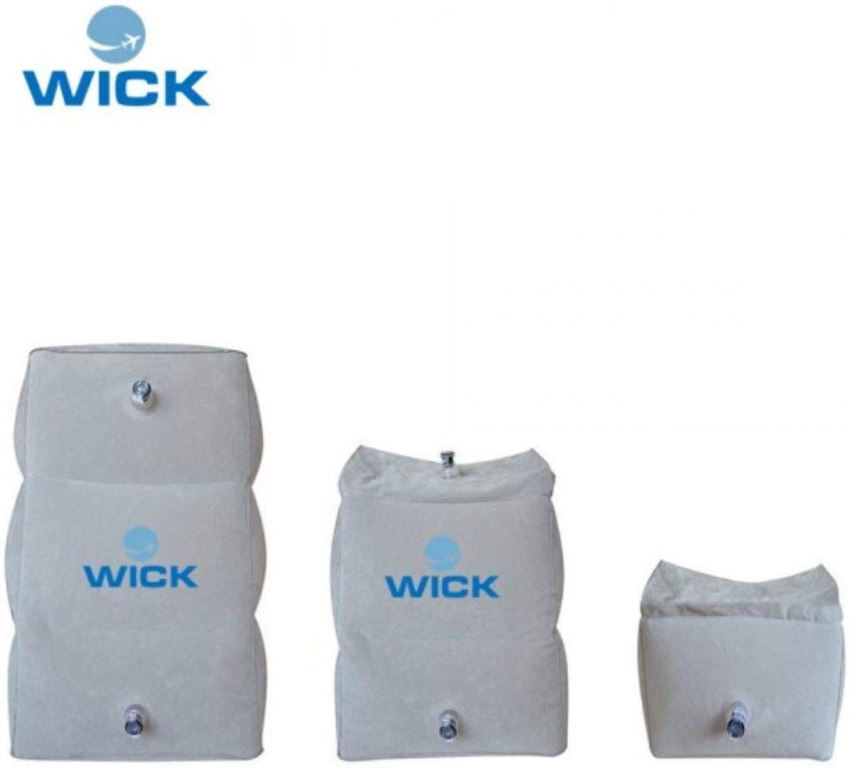 Wick Air - Podnóżanie stóp, super antypoślizgowe, legowisko samolotowe, poduszka podróżna (szare)