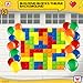 Panelee Building Block Party Supplies Colorful Bricks Toy Party Favor Trunk Decorating Kit Building Block Theme Birthday Party Banner Trunk or Treat Car Garage Decor