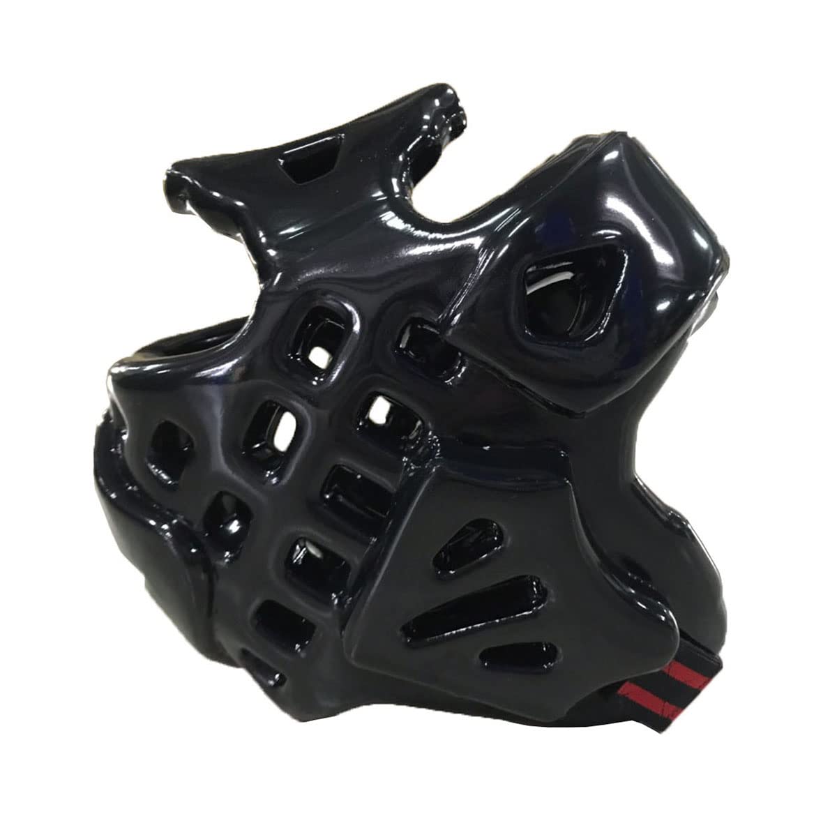 Arti Marziali Dipped Foam Ultimate Sparring Head Guard Nero - Doppio strato (Large)