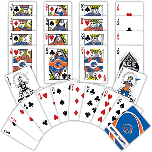 Image of MasterPieces Family Games - NCAA Boise State Broncos Playing Cards - Officially Licensed Playing Card Deck for Adults, Kids, and Family