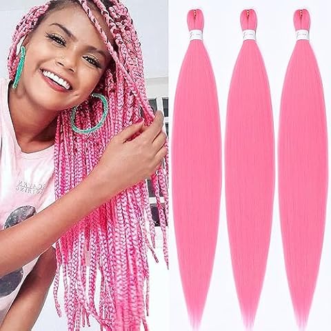 Umylar Pink Braiding Hair Extensions Cover