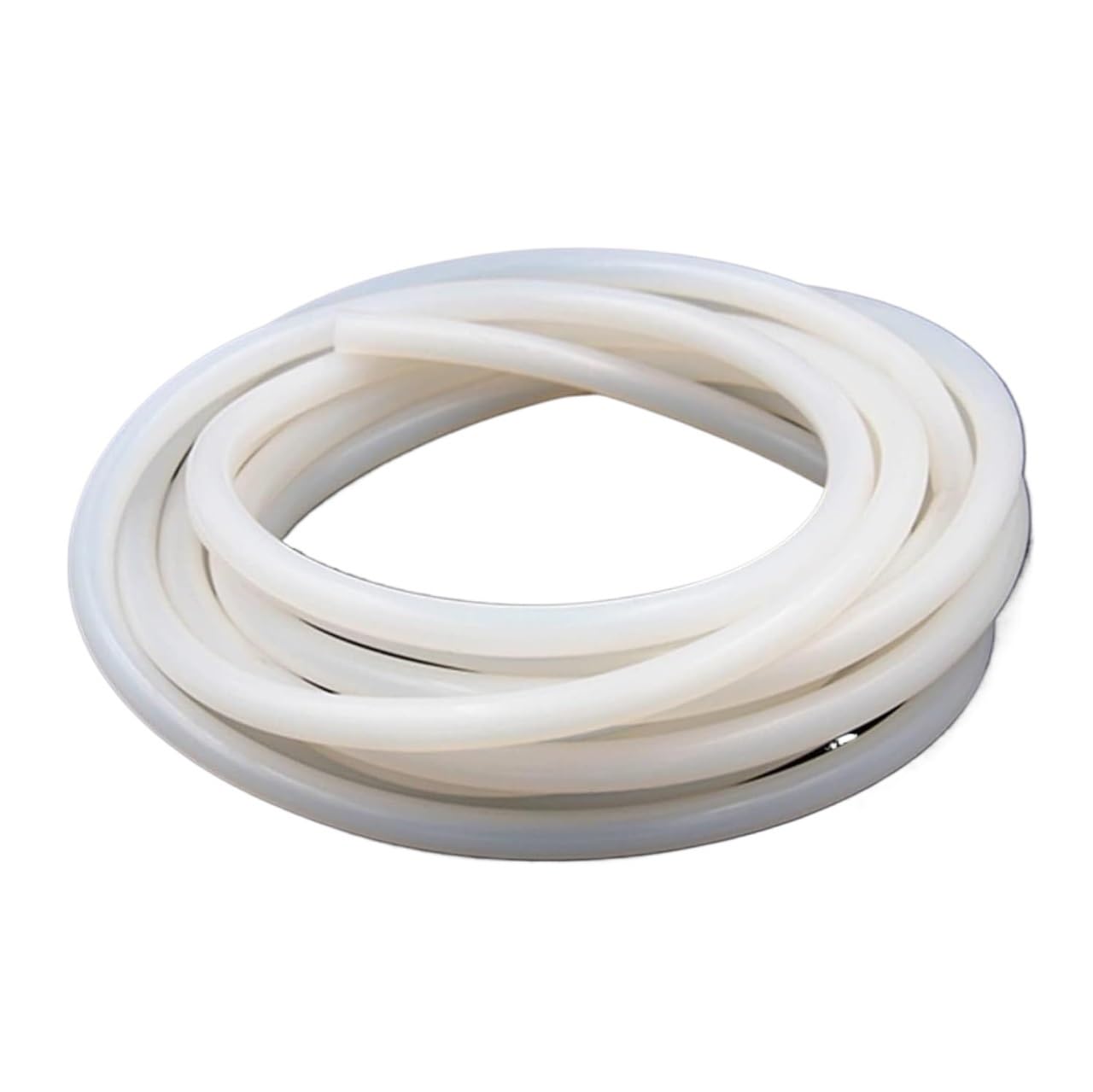 High Temp Resistant Flexible Silicone Tube， Silicone Rubber Tube 1M White 2-7x4-9mm(2x6mm)