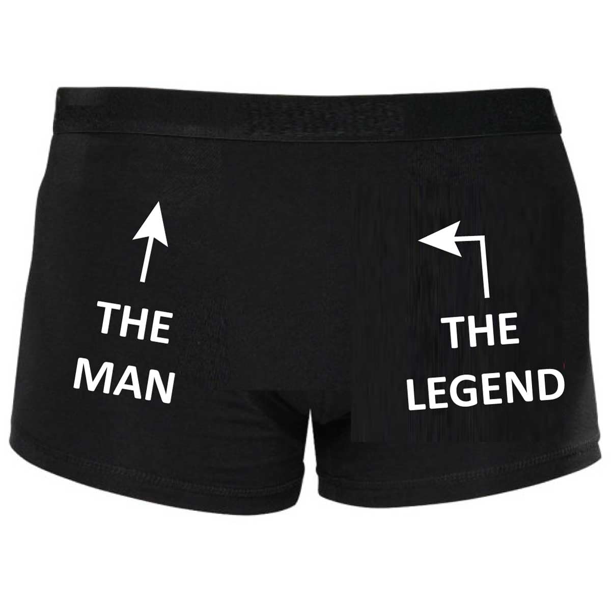 60 SECOND MAKEOVER Men's Boxer Shorts - Black - Medium