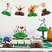 Jollyboom Cricket Birthday Decorations, 8pcs Cricket Ball Theme Honeycomb Centerpiece Sports Theme Happy Birthday Party Table Decorations for Cricket Theme I love Cricket Birthday Party Supplies