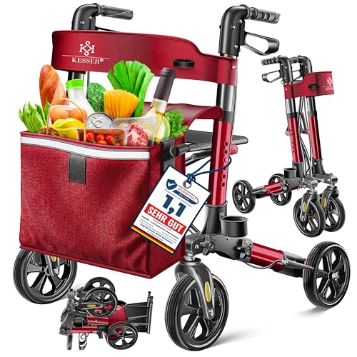 KESSER® Rollator Lichtgewicht Aluminium