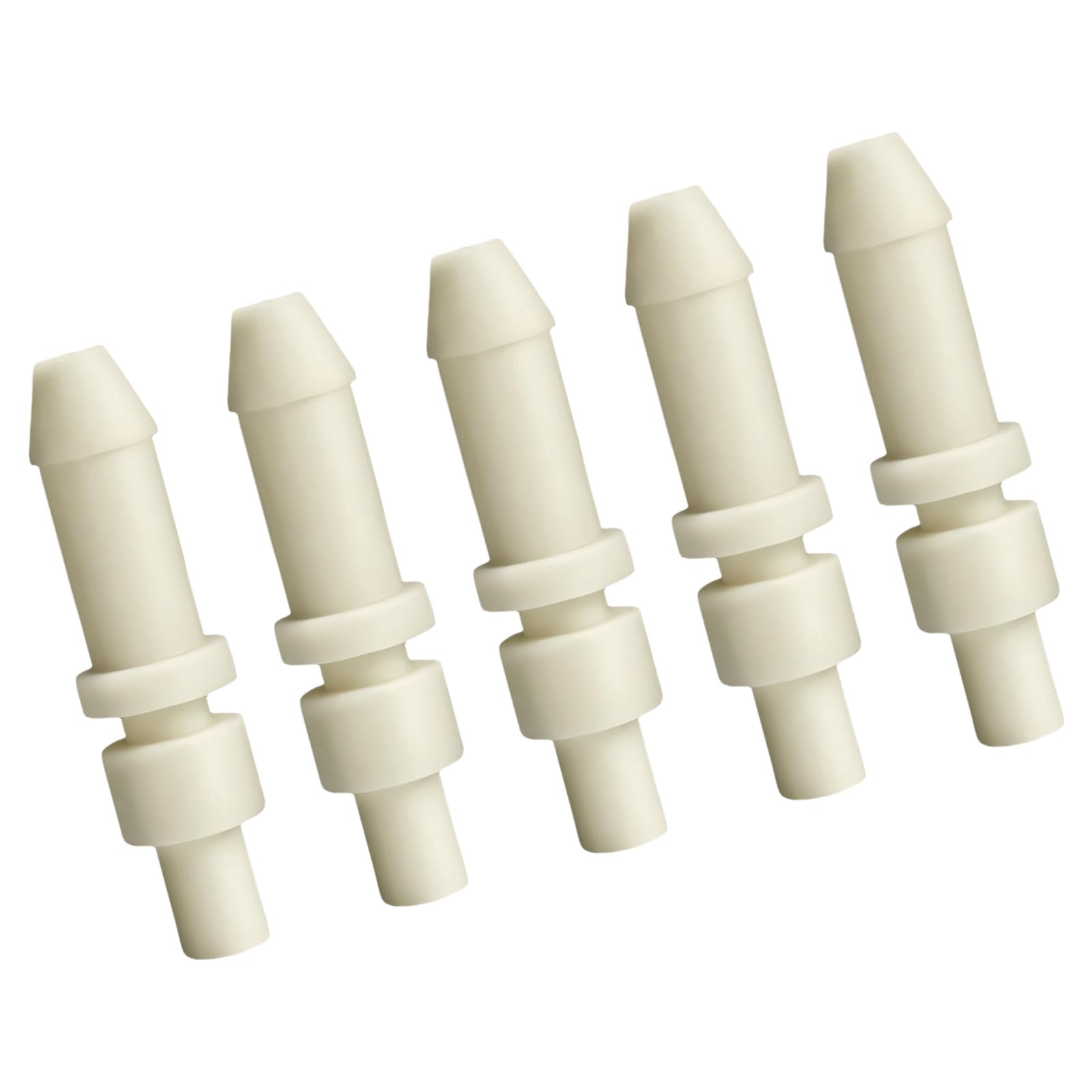 WGBOSMG 5PCS Efficient Water Transfer I Shape Adapter Practical Hose Connector Great for 4x8mm Coffee Equipment Hose Connection Coffee Maker Replacement Part