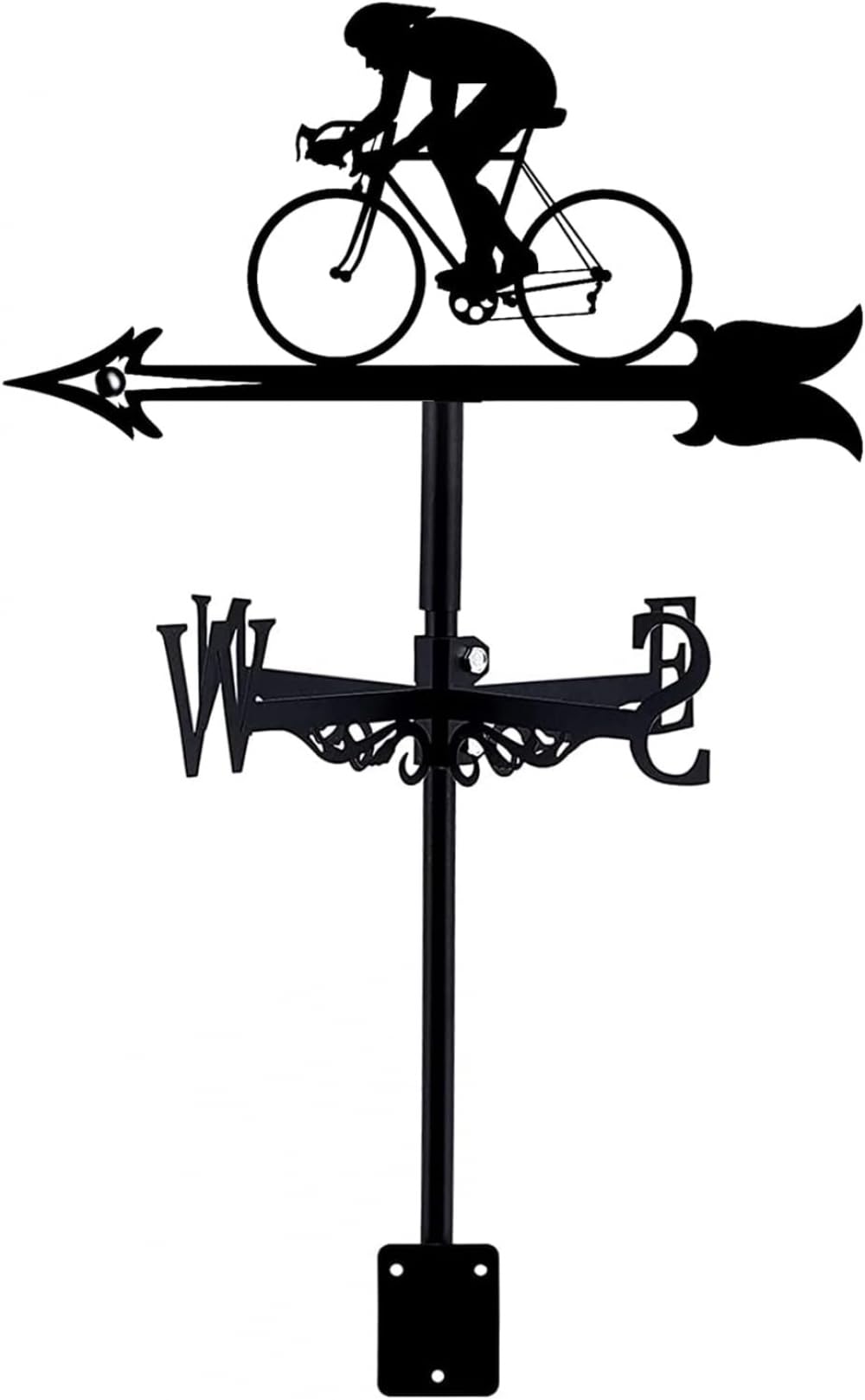 Prachtige metalen windwijzer ornament, metalen windwijzer, vintage
