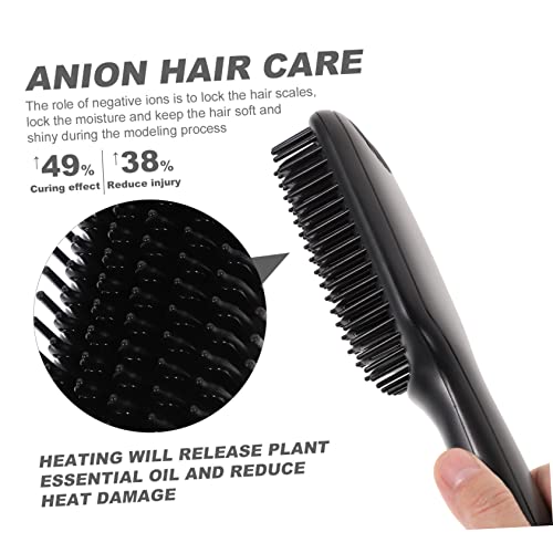 Cepillo alisador para barba y cabello con 6 temperaturas miniatura 5