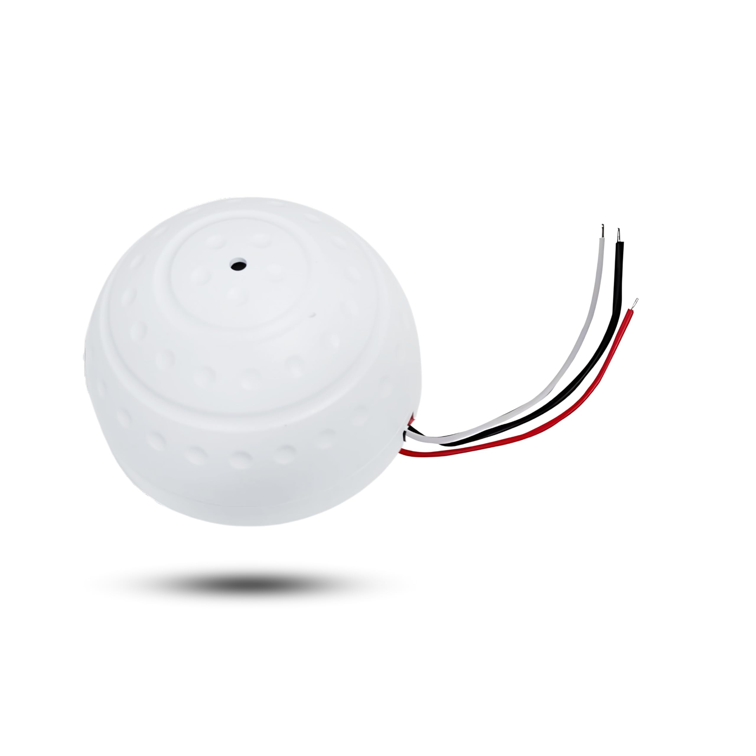 CCTV Audio Surveillance Microphone Ceiling Mount, High Sensitivity Noise Reduction Security Pickup Mic for CCTV Camera Monitoring System (White)-image-46