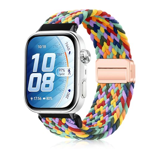 [YealRed] �o���hHuawei Watch Fit 5 Pro/4 Pro �ɑΉ� �����p�X�g���b�v �L�k���̂���i�C���� �}�O�l�b�g���ߋ� �҂ݍ��݃x���g Huawei Watch Fit 5/4/3 �x���g ���C�o�b�N�� �����p�X�g ���K ����