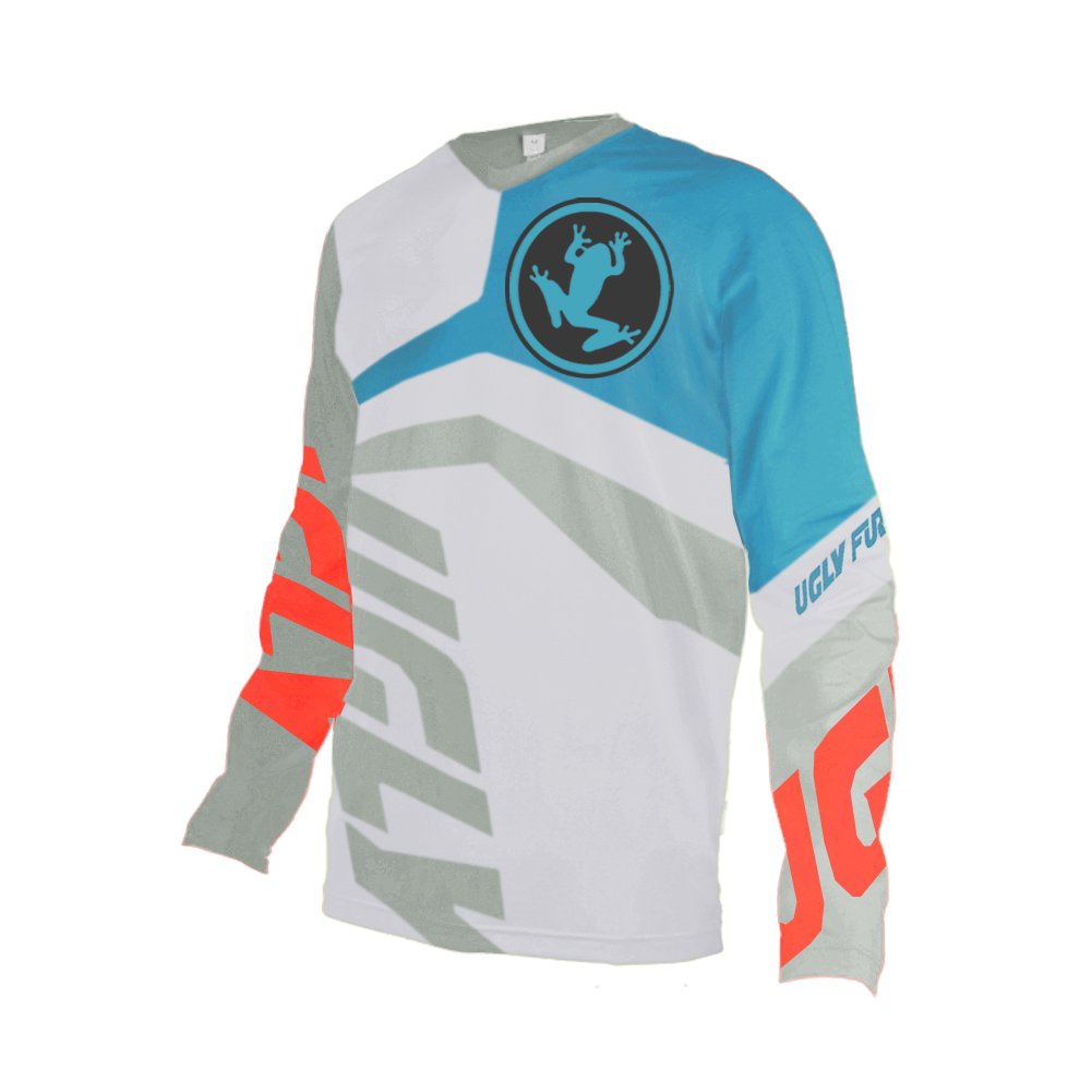 Ugly Frog MX Motocross Jersey Ciclismo Maglia Shirt Enduro Offroad Fuoristrada Quad Cross Adulti