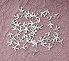 Ruwado 50 Pcs Airplane Jewelry Making Kits Small 1.6 x 1.5 cm Cute Metal Aircraft Accessories for DIY Crafting Necklace Bracelets Earring Jewelry Finding Supplies (Silver) #2