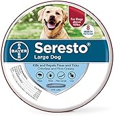 Seresto Flea and Tick Collar for Dogs, 8-Month Flea and Tick Collar for Large Dogs Over 18 Pounds