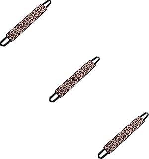 FRCOLOR 3Pcs Leopardo Puxar Para Trás Loção Facial Para Rosto Aplicador Autobronzeador Loção Corporal Aplicador Banda Autobronzeador Aplicador De Costas Autobronzeador Aplicador De Costas