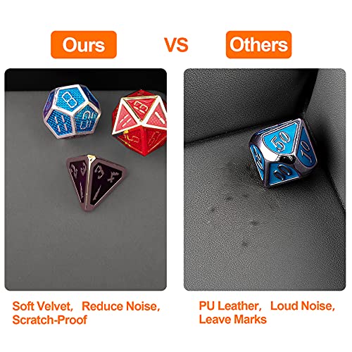 Siquk Dice Tray With Lid Hexagon Dice Rolling Tray Dice Holder For Dice Games Like Rpg, Dnd And Other Table Games, Gray #TOP4