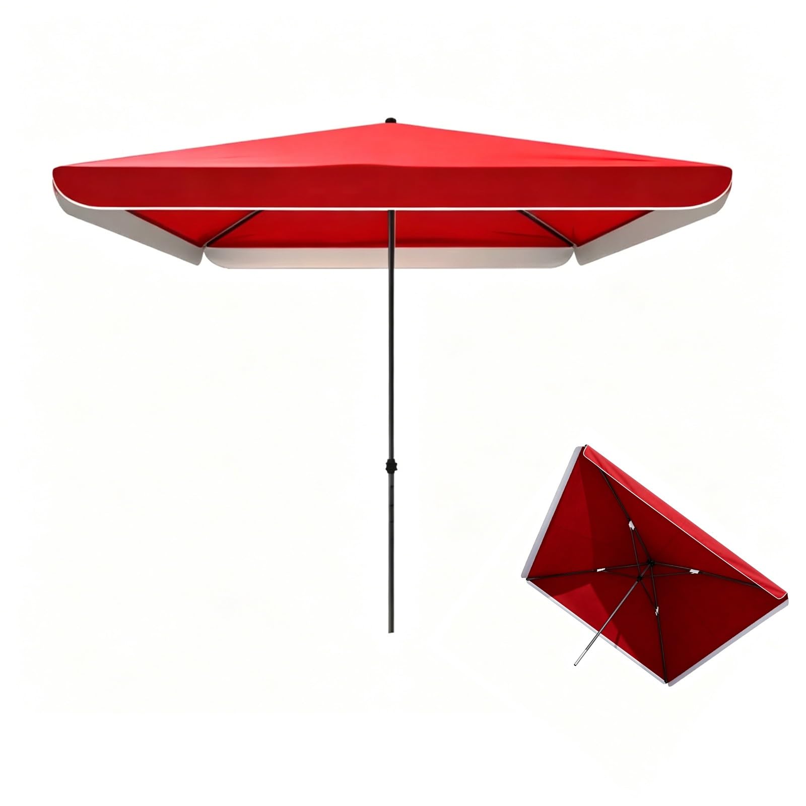 Sombrilla para exteriores de 2x2m con altura ajustable ideal para camping y playa