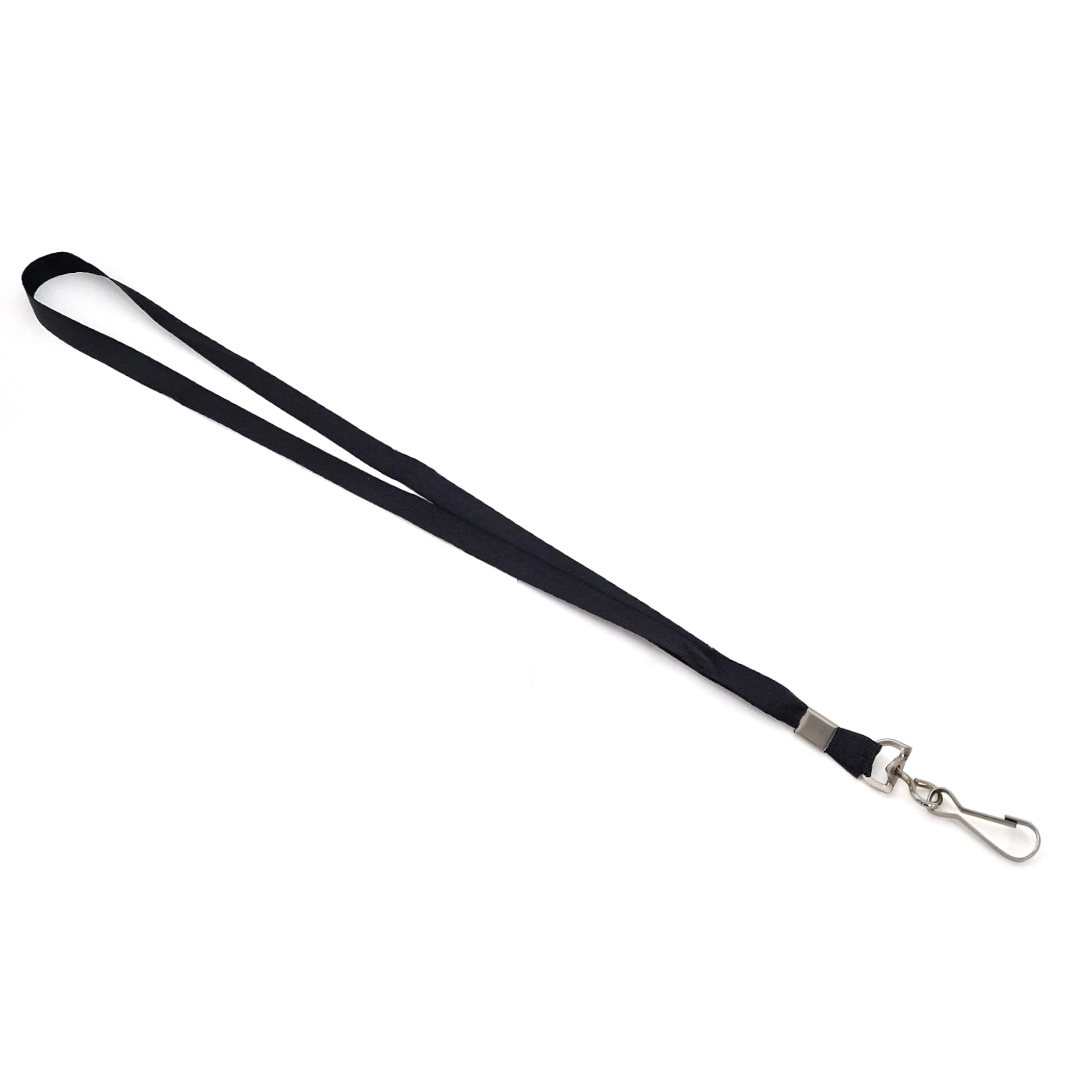Corpafly 100-Pack Black Cotton Lanyards With Badge Holder & Swivel Hook – Comfortable Neck Lanyards For IDs, Keys, Cards & Whistles - View #11