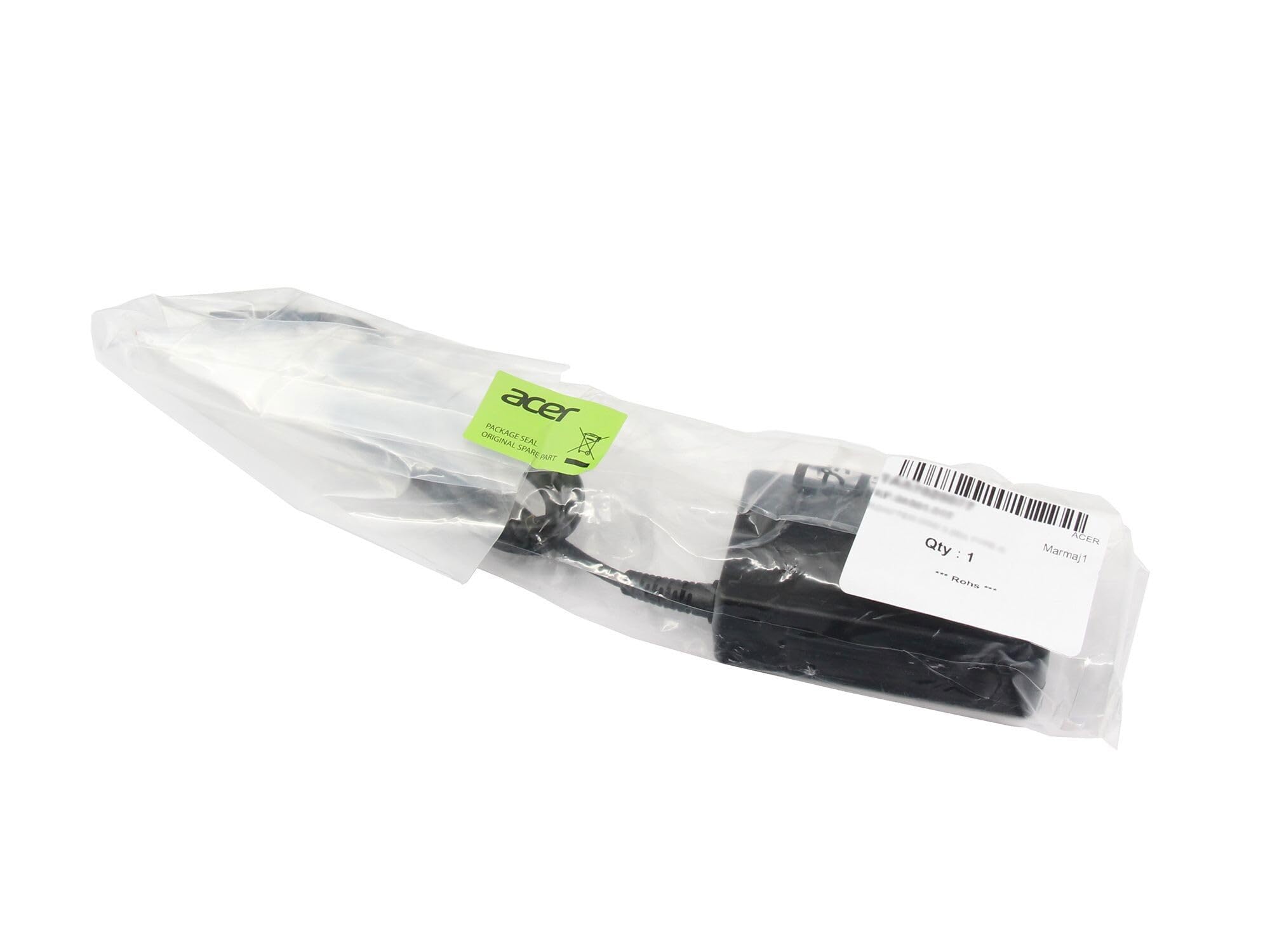 Acer KP0650H038 Original USB-C Netzteil 65,0 Watt | kleine Bauform für Aspire Lite 16 (AL16-71M), 17 (AL17-51P), Vero 14 (AV14-52P), 16 (AV16-51P), 16 (AV16-51PT)