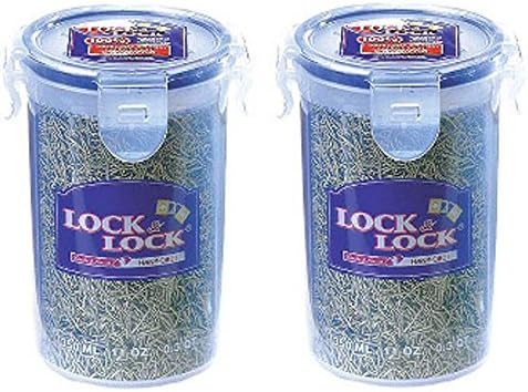 2 x Lock and & Lock Round Food Container 350ml HPL931D