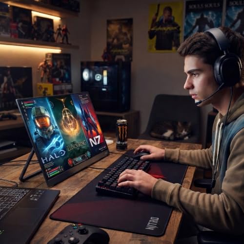 Image of Acer Nitro PG161W P1bmiuux 16 inch 1920 x 1200 144Hz Portable Gaming Monitor
