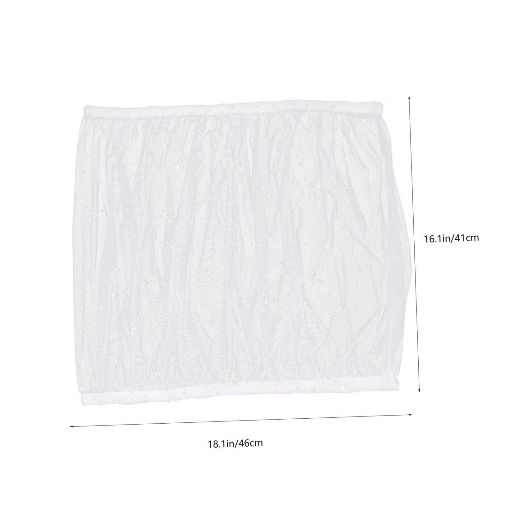 balacoo Bird Cage Mesh Dust Birdcage Covers Outdoors Cages Birds Bird Cage Accessories The Birdcage Wild Hamster Jumping Habitat Caged Clear Skewer Budgie Pigeon Gauze White